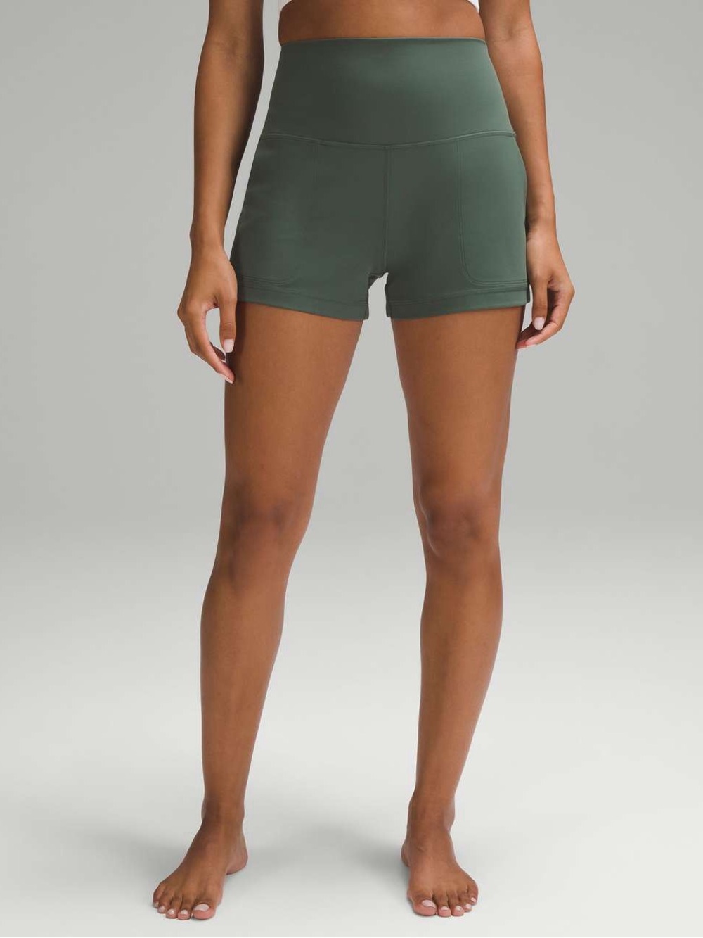 Lululemon Storm Dark Forest Classic-Fit High-Rise Shorts 6 Sporty Best Seller